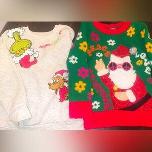 Girls Christmas sweaters